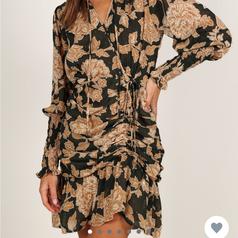 NWT ⚡️ Ruched High Neck Mini Dress
